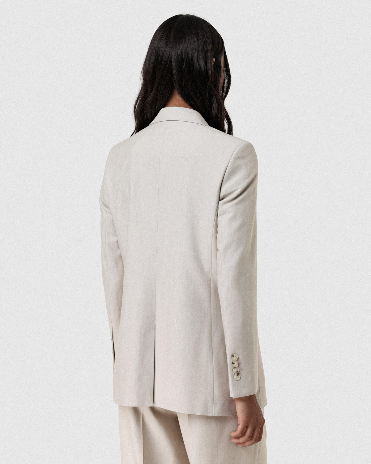 Sacoor Brothers Regular Fit Single-Breasted Blazer With Notch Lapels, Beige