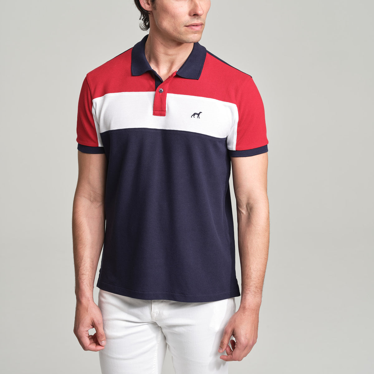 Sport tricolor piquet polo shirt – Sacoor Brothers Malaysia