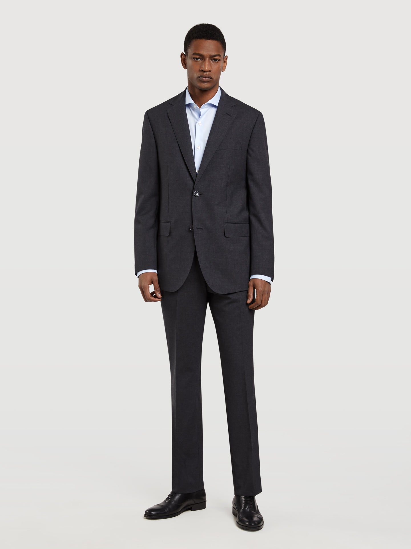 Regular Fit 4 Seasons Plain Wool Suit – Sacoor Brothers Malaysia