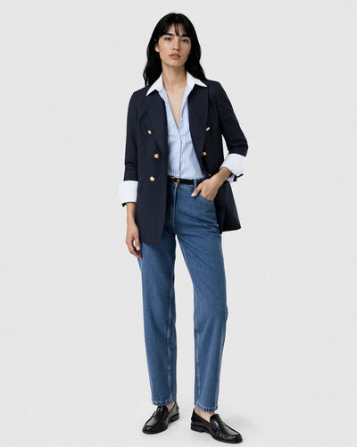 Regular Fit Mid-Rise Jeans In Cotton-Rich Denim