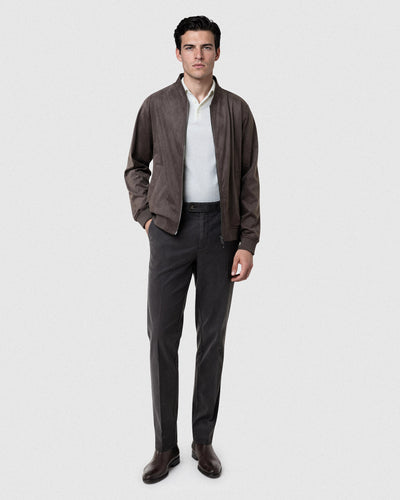 Slim Fit Cashemere Touch Casual Trousers