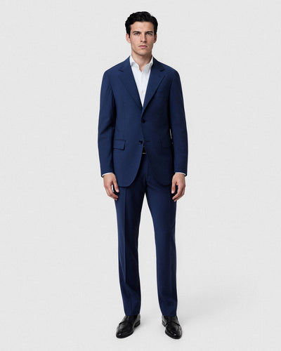 Slim Fit Mélange Wool Blend Suit