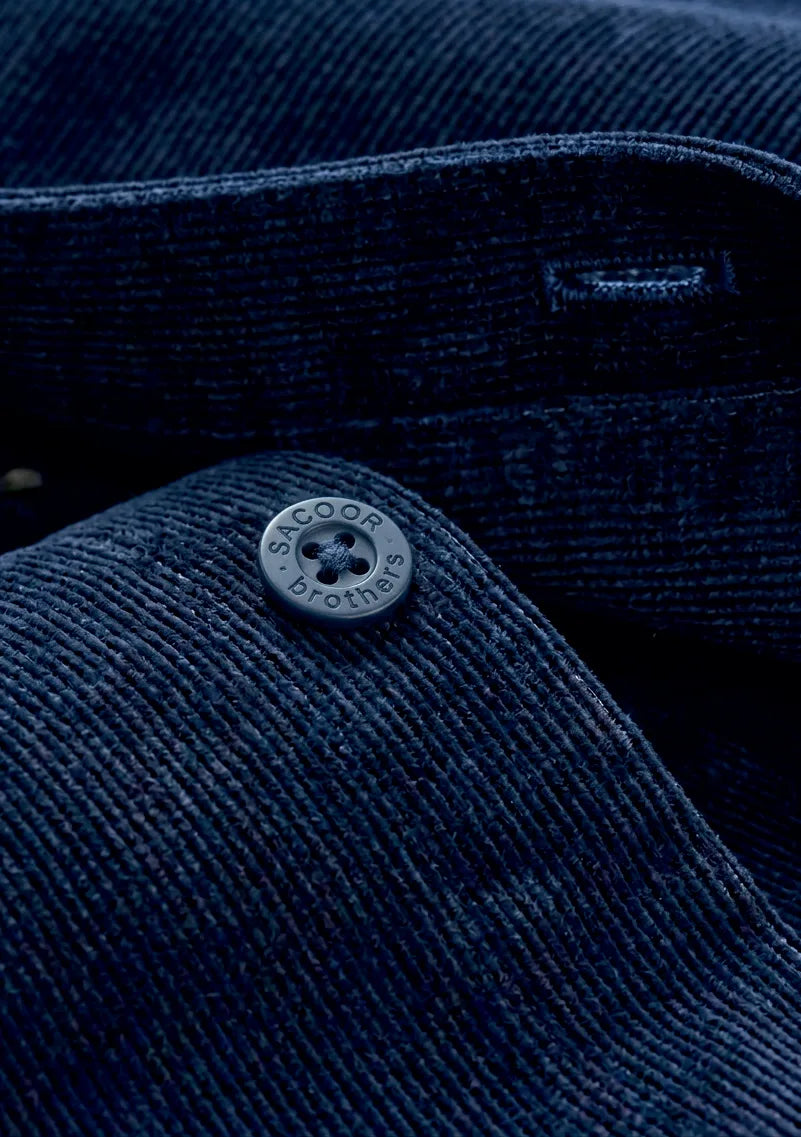 Needlecord, garment dyed