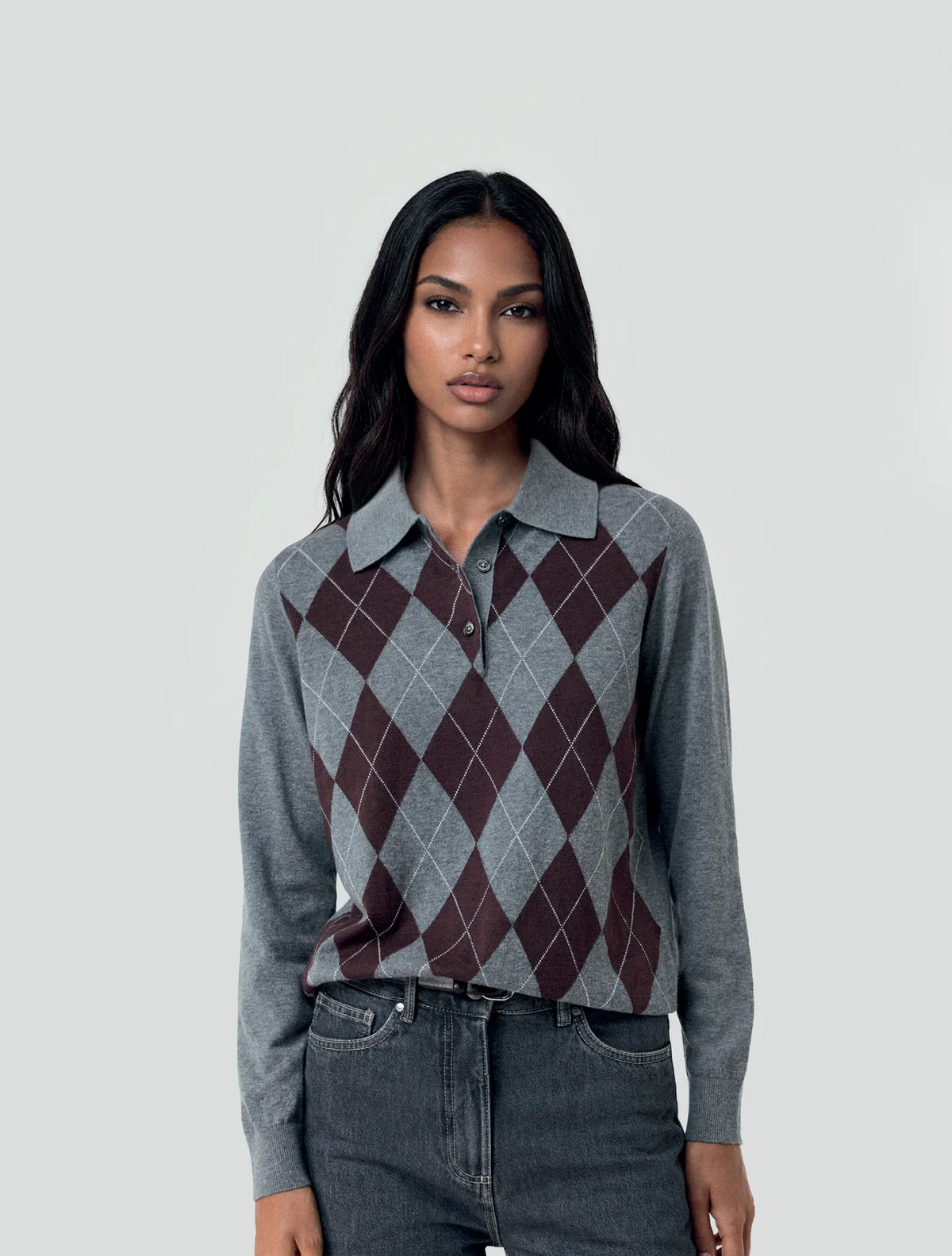 Argyle and denim